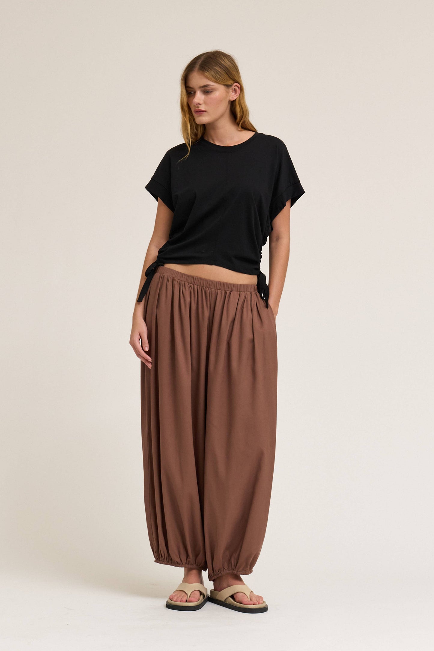 Drop Shoulder Jersey Top