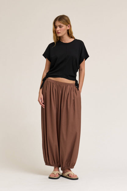 Drop Shoulder Jersey Top