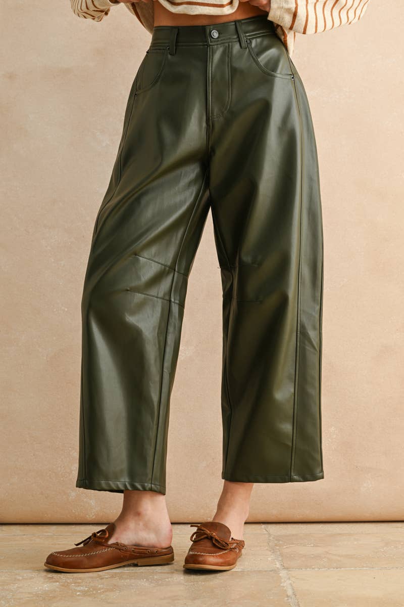 Faux Barrel Pants