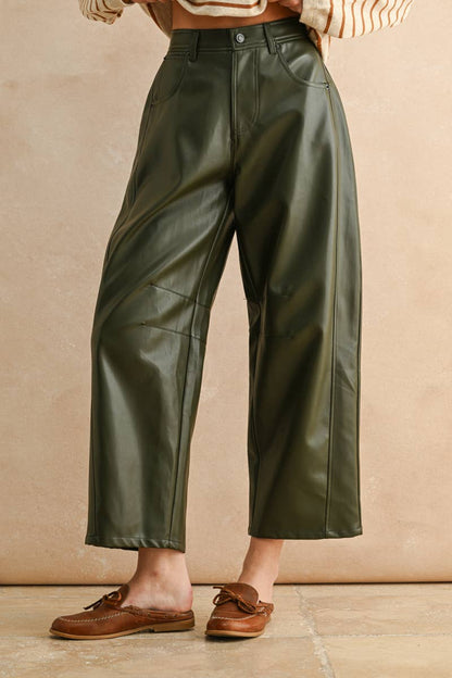 Faux Barrel Pants