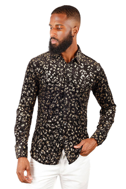 See Through Leopard  Shirt