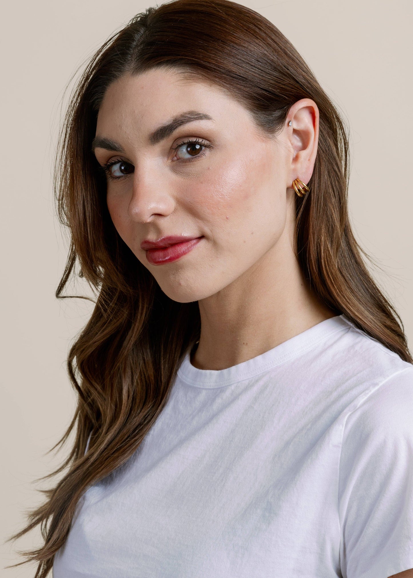 Eden Huggie Earring- Gold