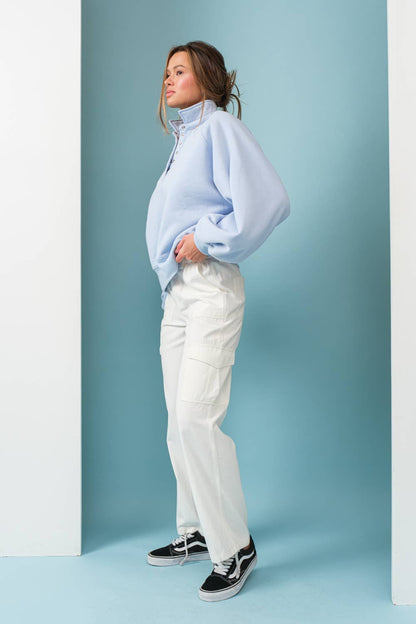 Piper Snap Collared Sweatshirt