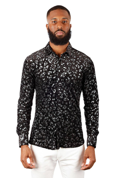 See Through Leopard  Shirt