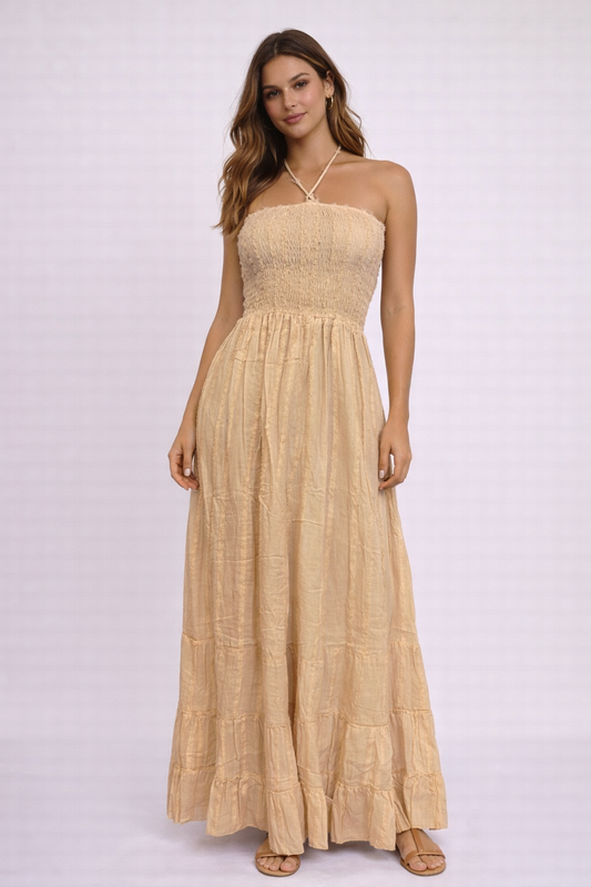 Smocked Cotton Sundress