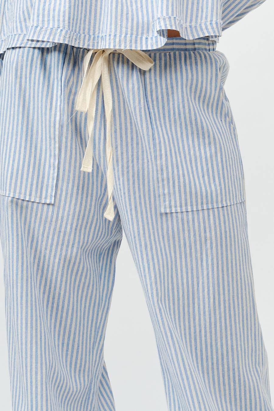 The Striped Wide Leg Pant