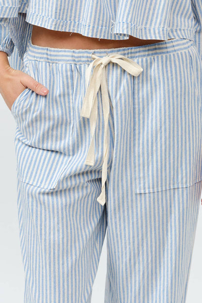 The Striped Wide Leg Pant