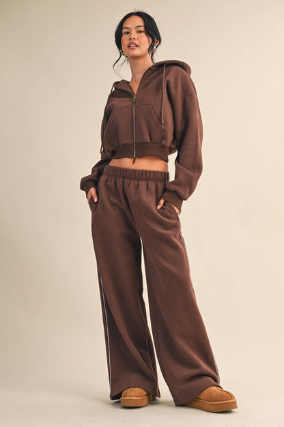 Cozy Fleece Crop Hoodie