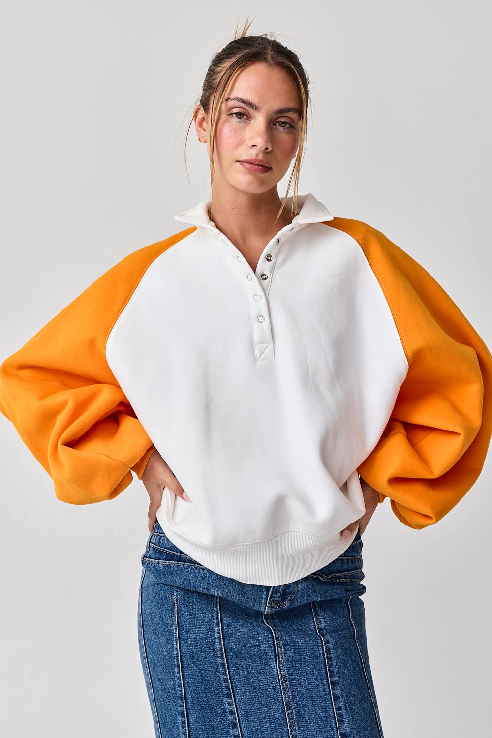 Piper Snap Varsity Pullover
