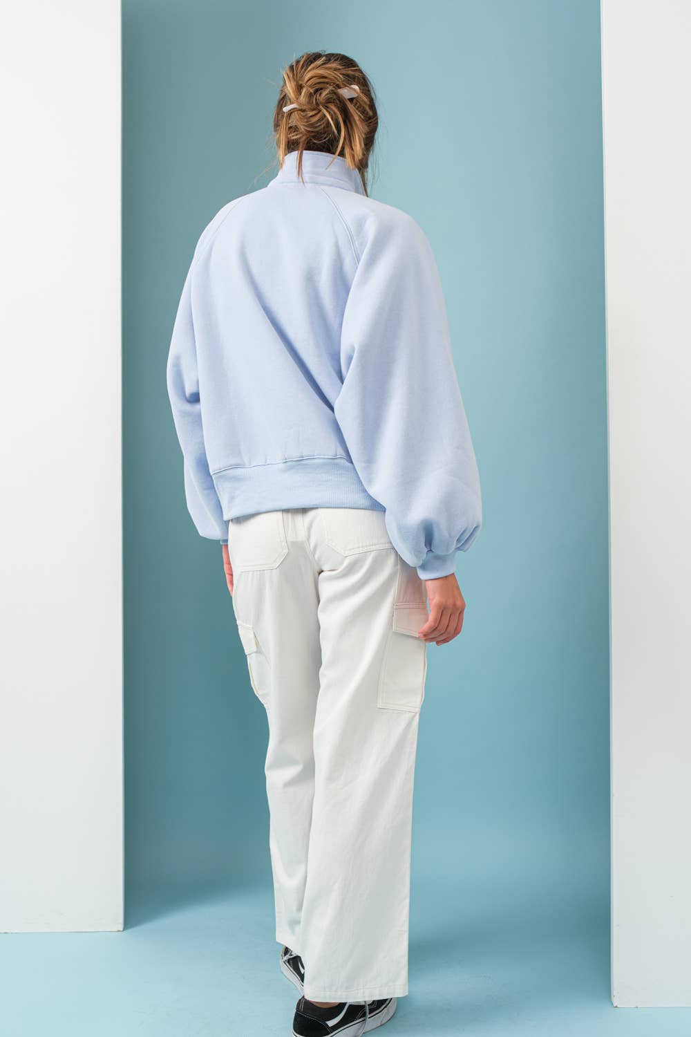 Piper Snap Collared Sweatshirt