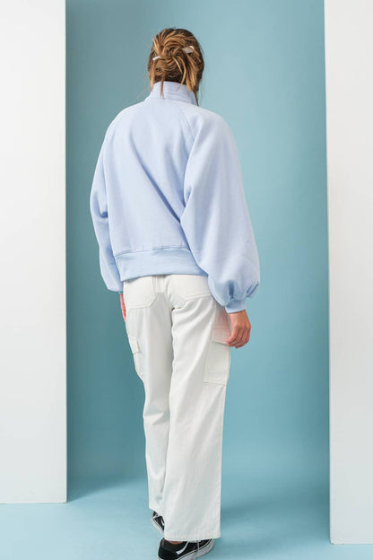 Piper Snap Collared Sweatshirt