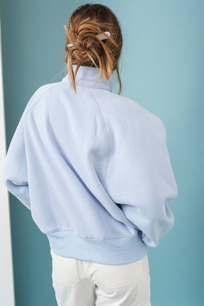 Piper Snap Collared Sweatshirt