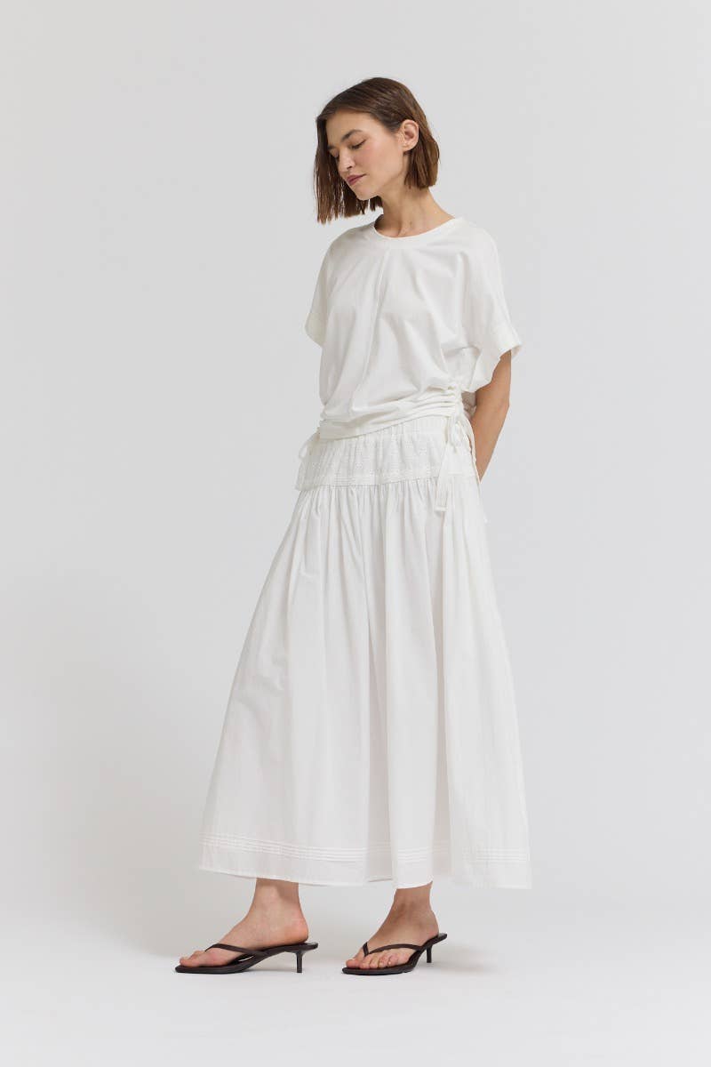 Drop Shoulder Jersey Top