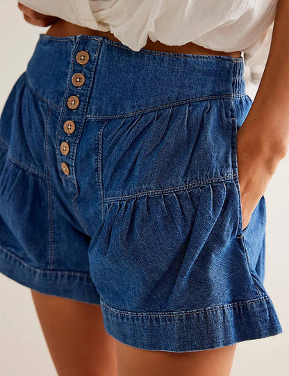 Fleur Denim Shorts