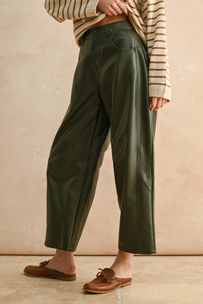 Faux Barrel Pants