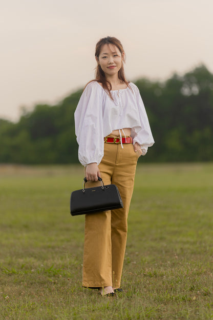 Khaki Wide Leg Trouser