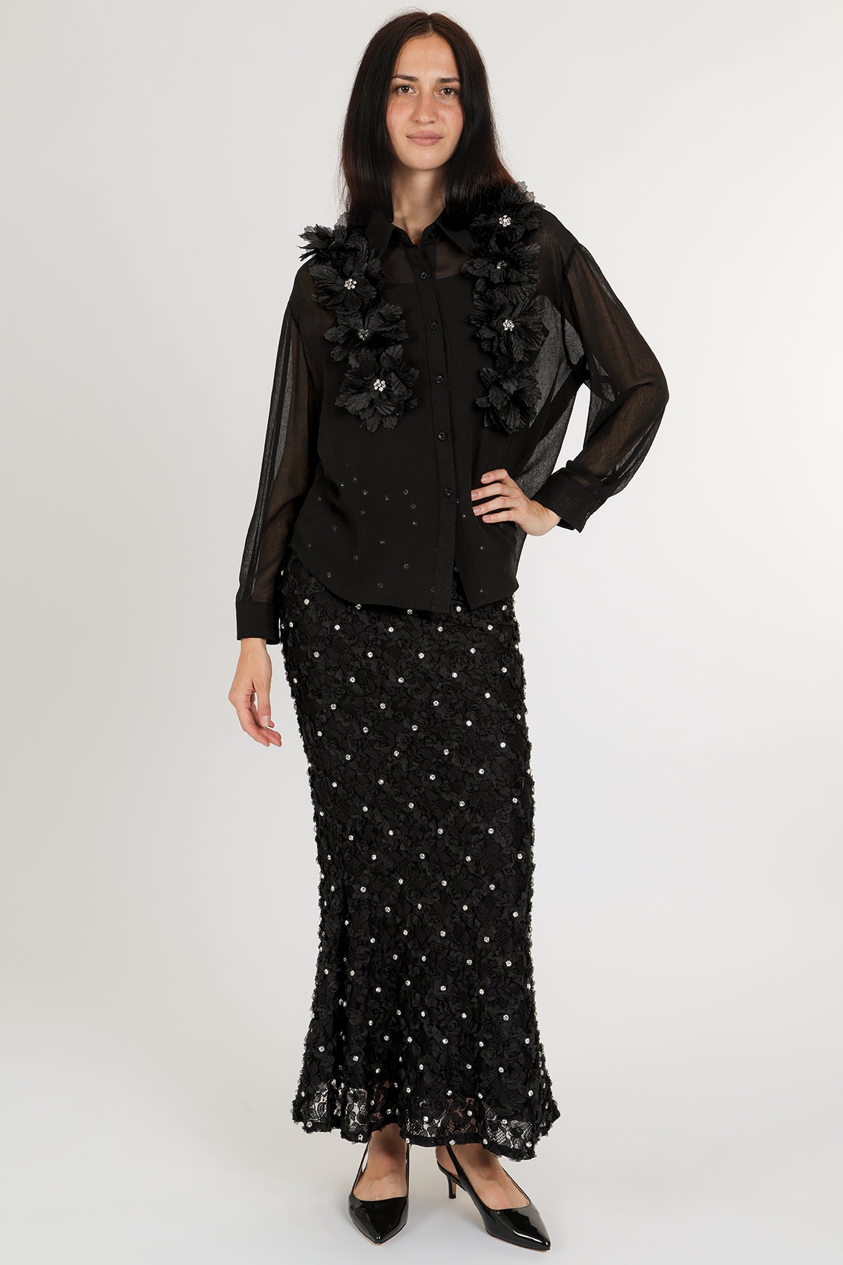 Mermaid Rhinestone Skirt