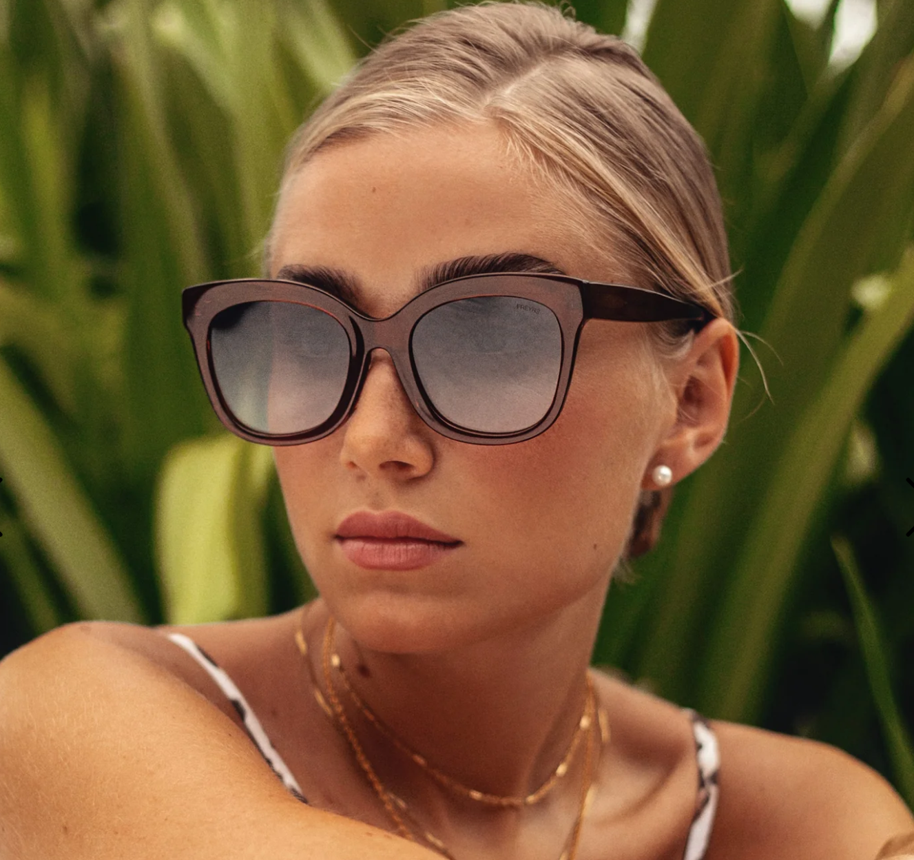 Naples - Brown Cat Eye Sunglasses