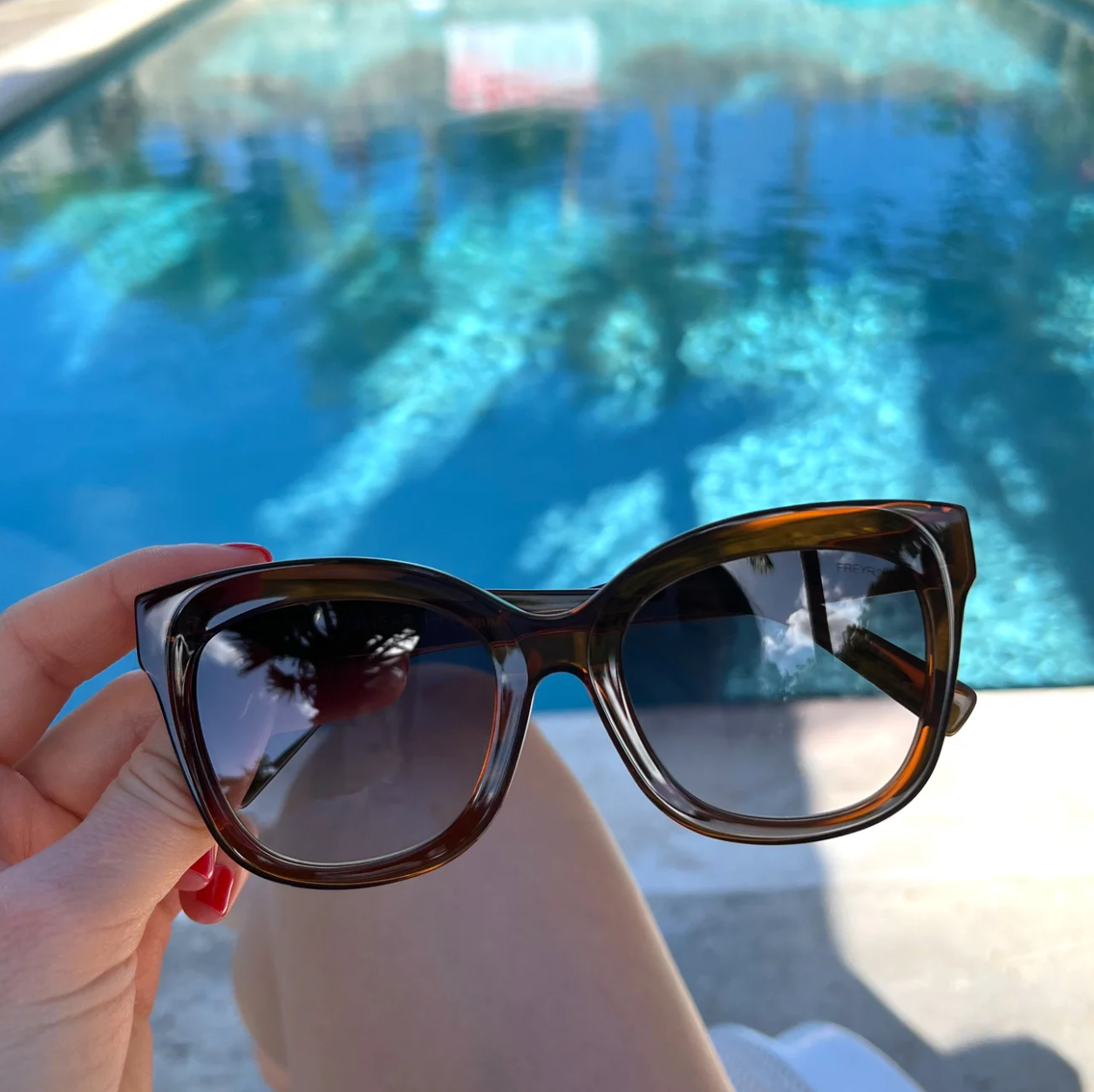 Naples - Brown Cat Eye Sunglasses