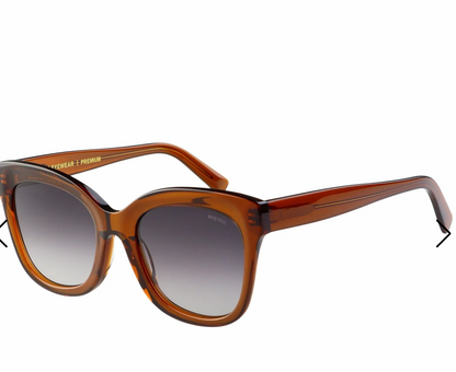 Naples - Brown Cat Eye Sunglasses