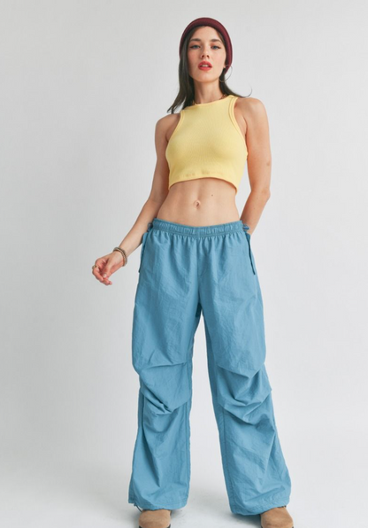 Teal Blue Cargo Pant