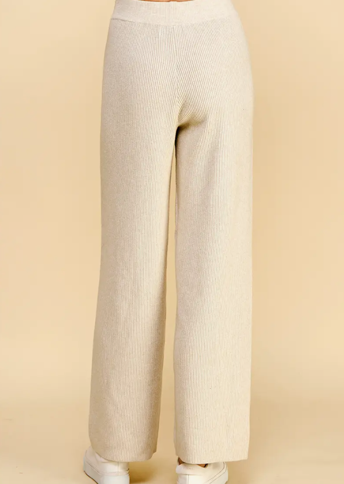 Wide Leg Knit Pant