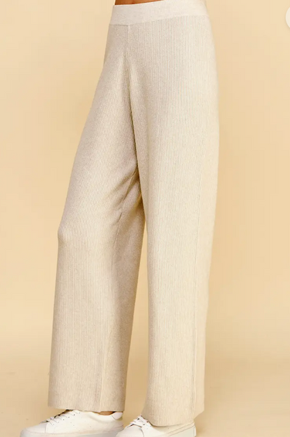 Wide Leg Knit Pant