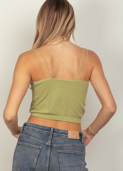 Soft Stretchy Double Strap Tank