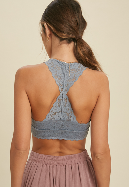 Racer Back Lace Bralette