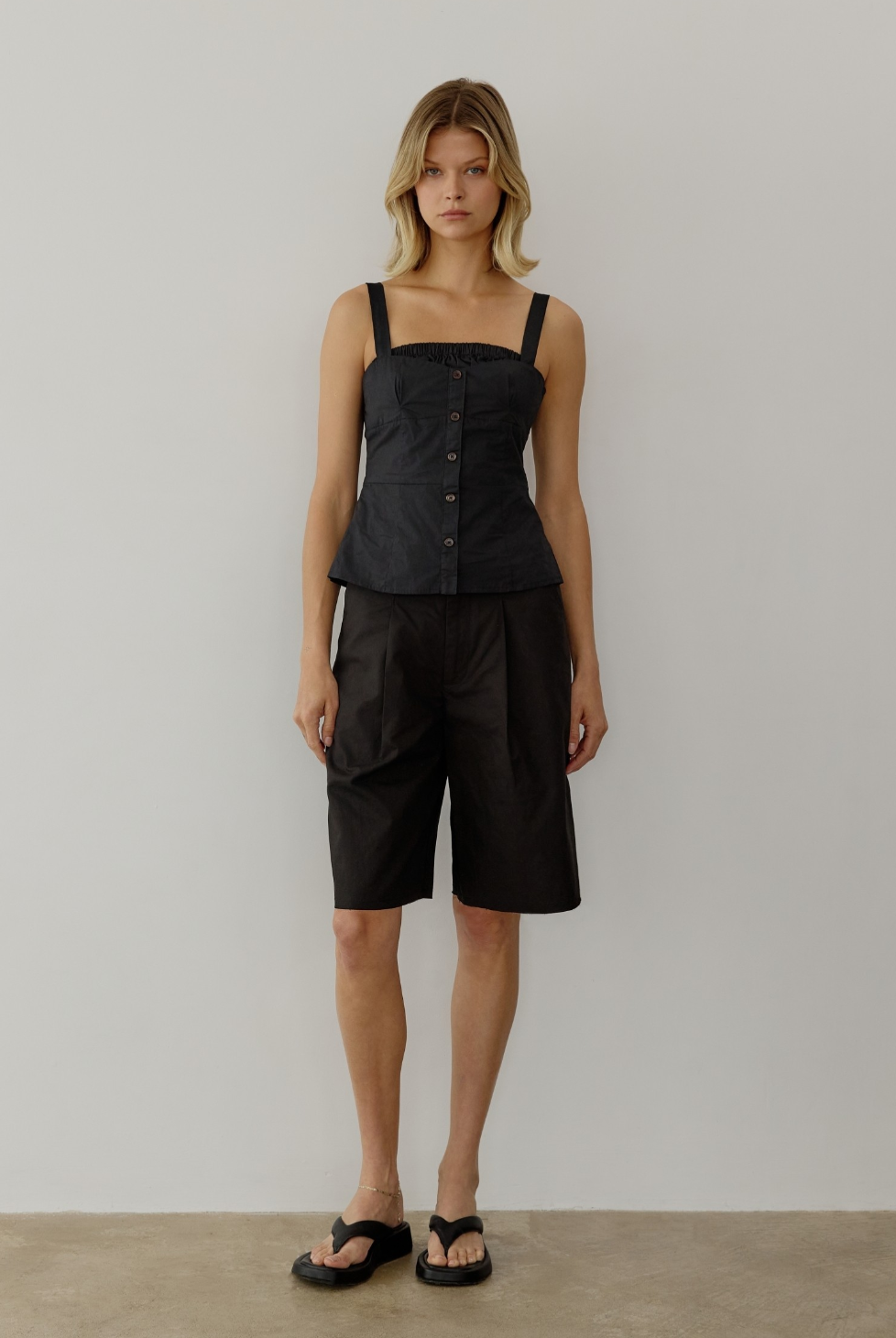 Black Bermuda Short