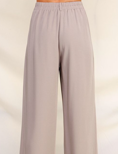 Pleated Drop Waist Trouser