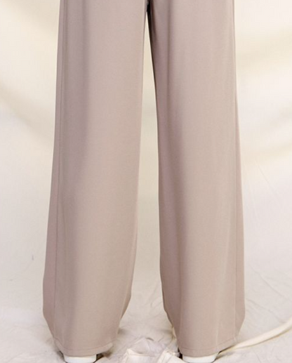 Pleated Drop Waist Trouser