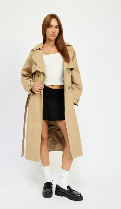 Double Breasted Trench Coat