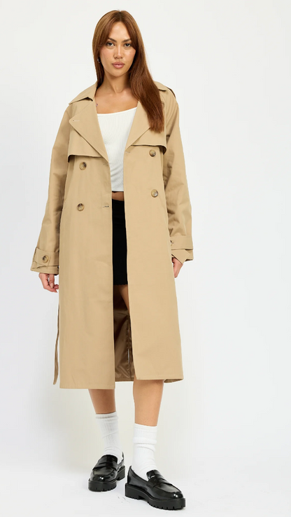 Double Breasted Trench Coat