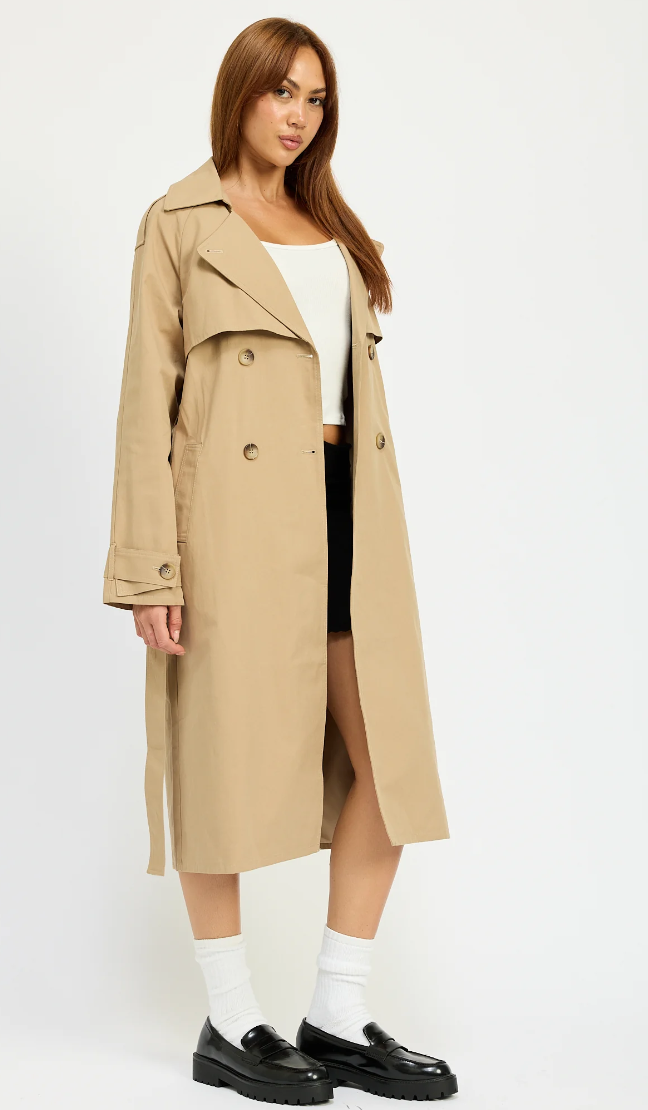 Double Breasted Trench Coat