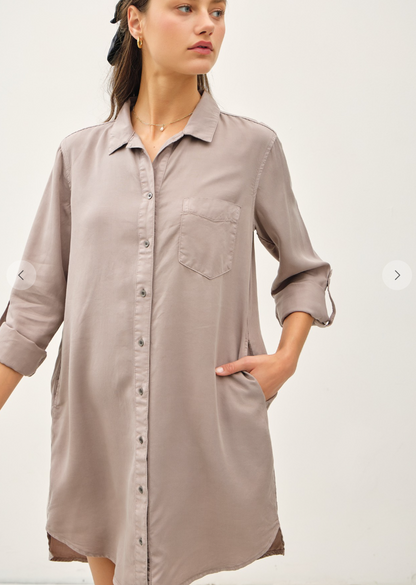 Tencel Shirt Dress