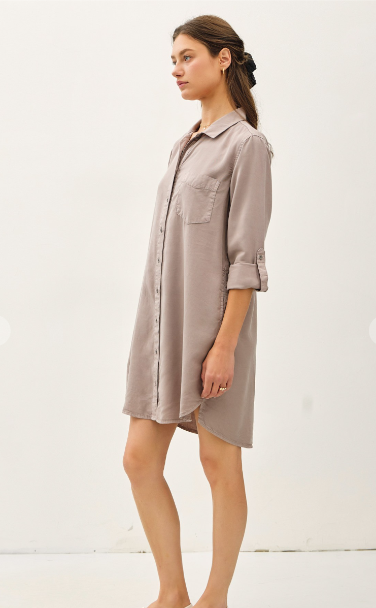 Tencel Shirt Dress