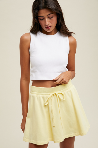 Seamless Ribbed Padded Tank/Bra Top