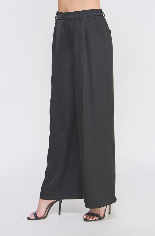Crinkle Satin Pant