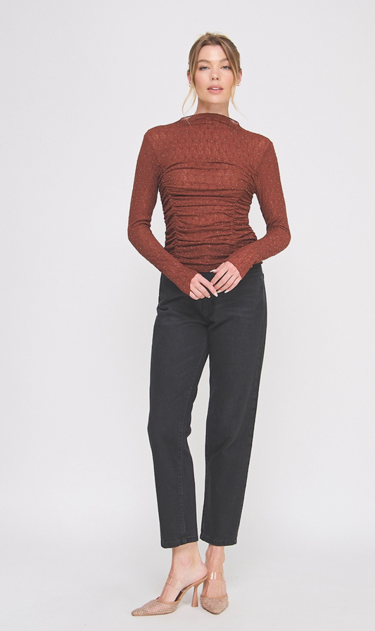 Embellished Lace Top