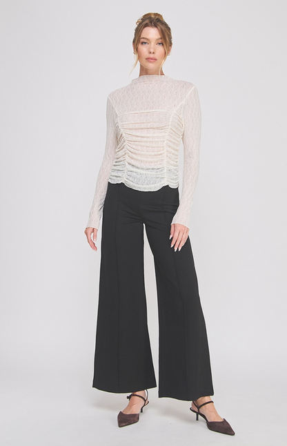 Embellished Lace Top