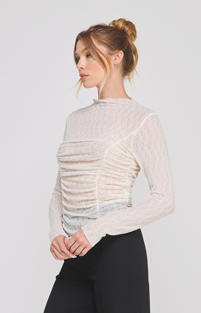 Embellished Lace Top