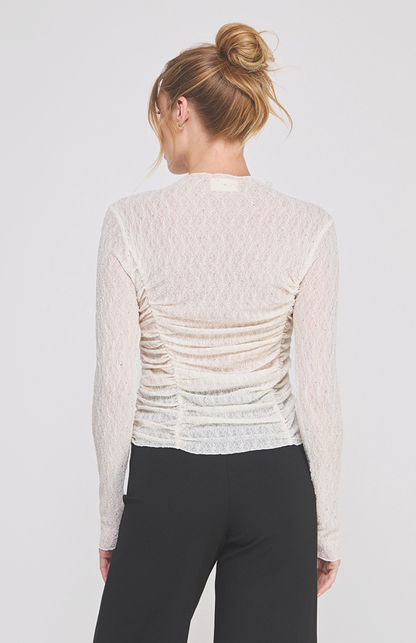Embellished Lace Top