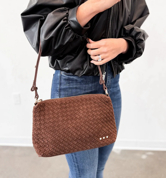 Harper Suede Hobo Bag