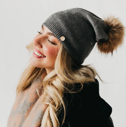 Fur Pom Beanie