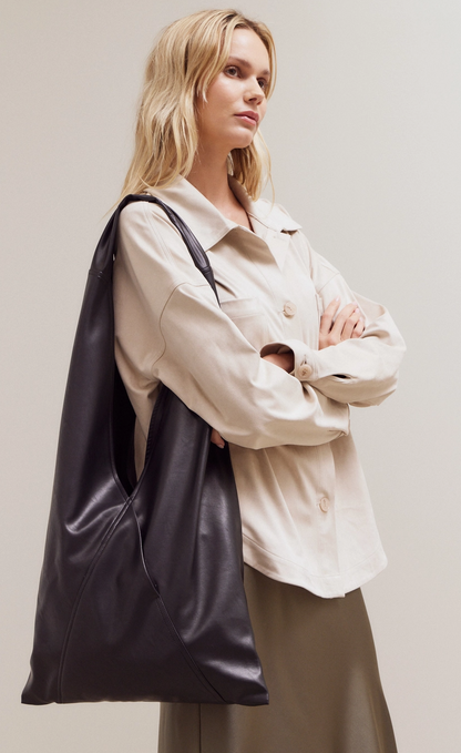 Vegan Leather Tote Bag