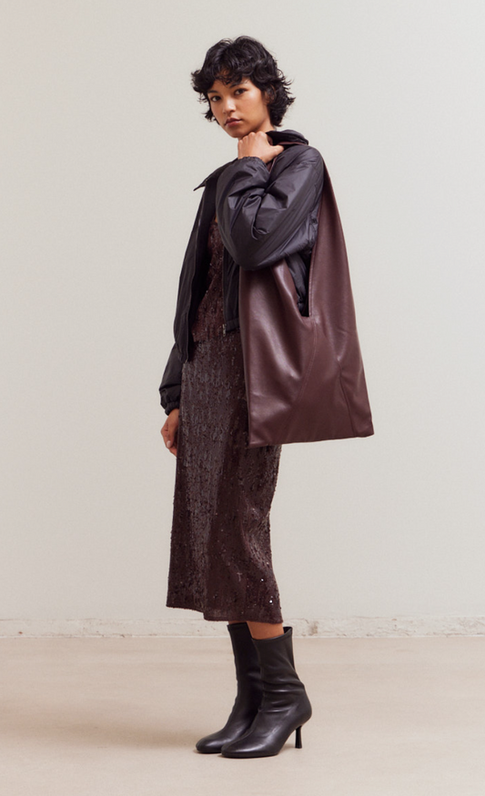 Vegan Leather Tote Bag