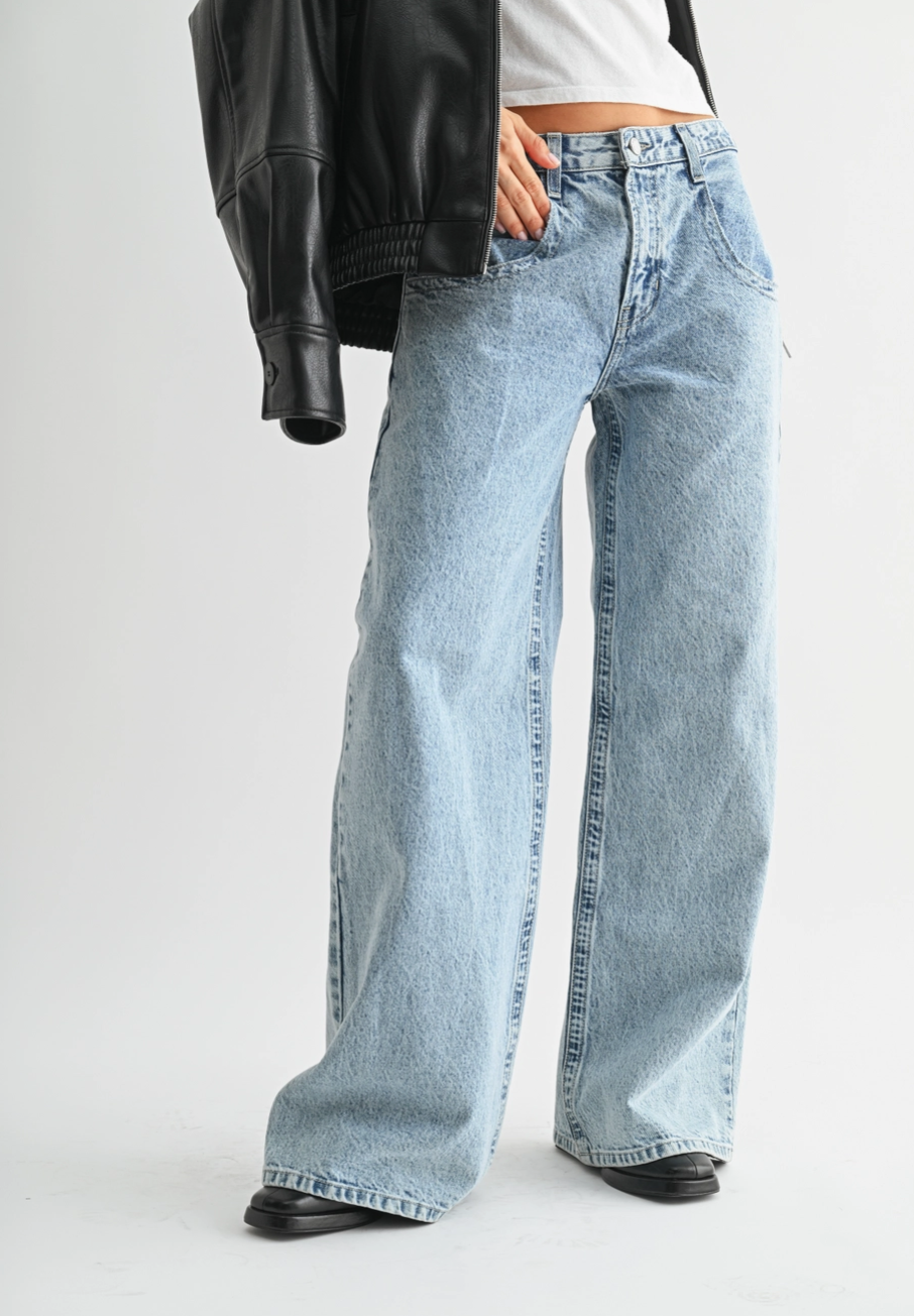 Boyfriend Wide Leg Jean