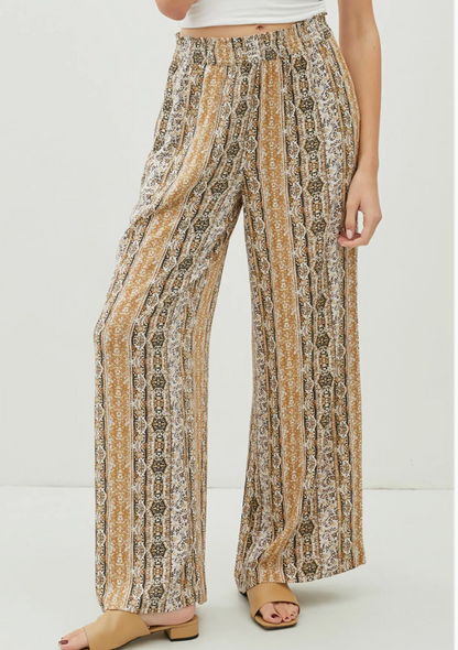 Boho Printed Palazzo Pant