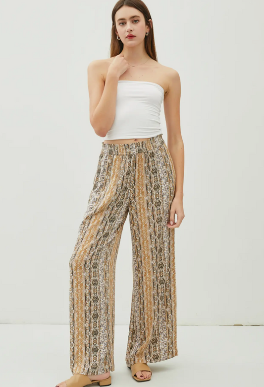 Boho Printed Palazzo Pant